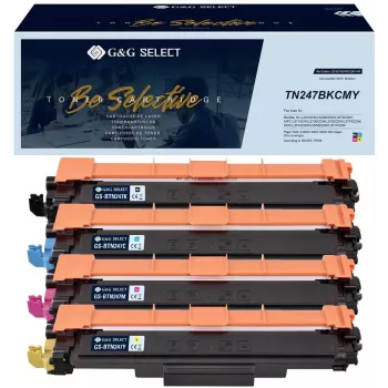 G&G Select Tóner pack de 4 para Brother TN-247CMYK BK/C/M/Y (21134)