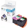 G&G XL cartucho de tinta compatible multipack para HP 62XL negro + tricolor (20632)
