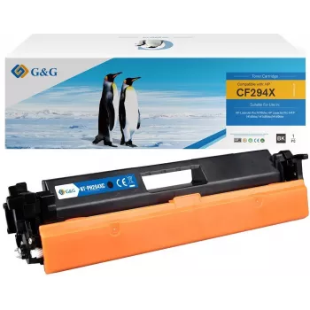 G&G cartucho de tóner compatible XL para HP 94X/CF294X – negro, alto rendimiento