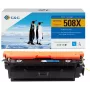 G&G Cartucho de Tóner Compatible XL para HP CF361X/508X – Cian (Alto Rendimiento, 9500 Páginas)