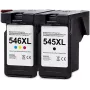 G&G cartucho de tinta XL pack de 2 compatible con Canon 546XL/545XL (15088)