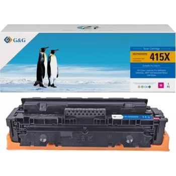G&G Cartucho de tóner XL compatible con HP 415X / W2033X - magenta, 6.000 páginas