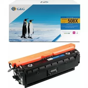Cartucho de tóner G&G XL compatible con HP CF363X/508X - magenta, 9.500 páginas
