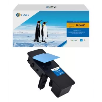 G&G cartucho de tóner XL compatible con Kyocera TK-5440C (cian, 3.000 páginas) 20449