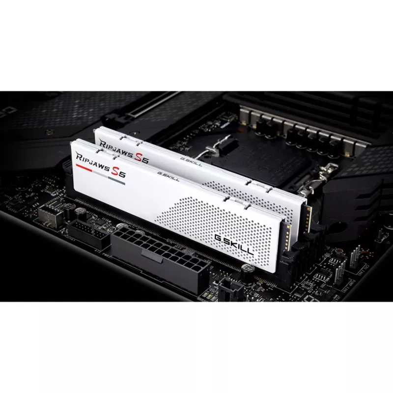 Memoria RAM de sobremesa G.Skill Ripjaws S5 64 GB (2x 32 GB) DDR5-5200 CL36 blanca