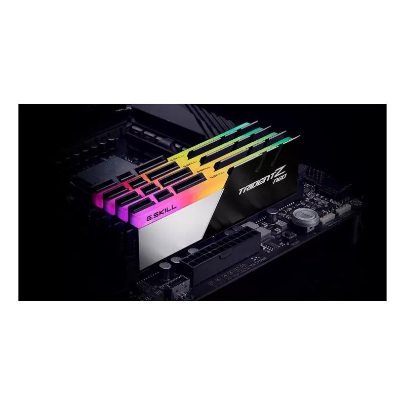 G.Skill Trident Z Neo 128GB (4x32GB) DDR4 3600MHz CL18 kit de memoria RAM para PC de sobremesa - negro/plata RGB