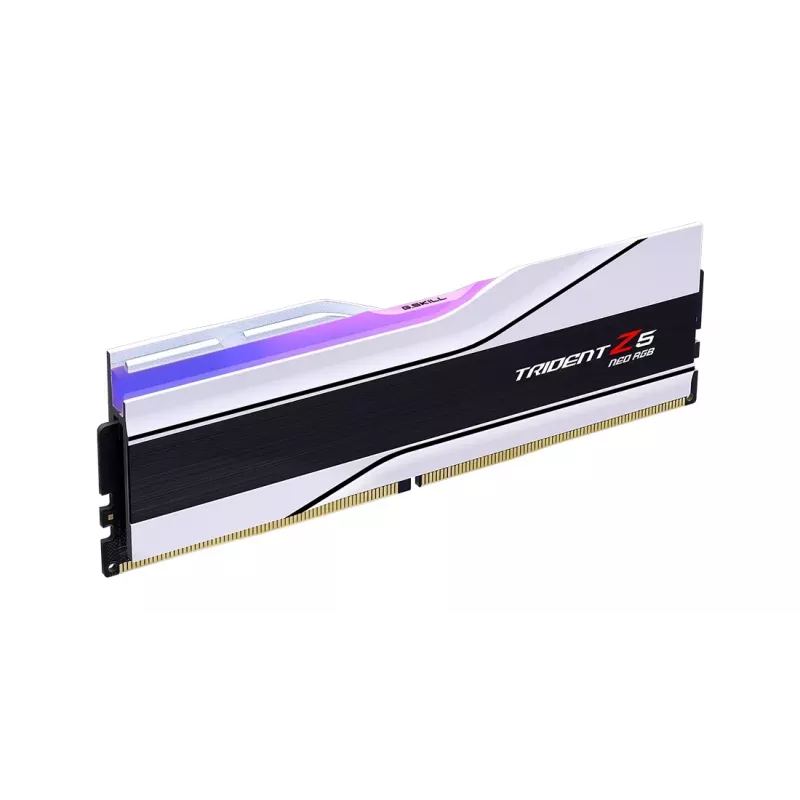G.Skill Trident Z5 Neo RGB 48 GB (2x 24 GB) DDR5-6400 CL32 Blanco AMD EXPO Kit de memoria F5-6400J3239F24GX2-TZ5NRW