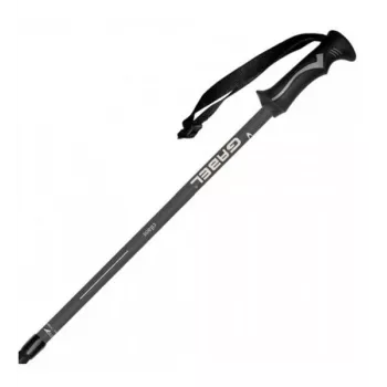 Gabel Cilaos Ardesia Bastones de senderismo telescópicos 68-142 cm negros