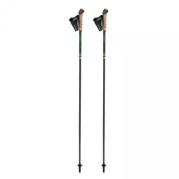 Bastones plegables de carbono GABEL FLD para trail running y marcha nórdica – 120 cm, negros (par)