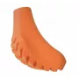 Gabel Walking Pad XXL Pads de goma para bastones de marcha nórdica, talla M, naranja