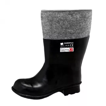 GALMAG botas de trabajo de fieltro y goma 06 talla 41 gris/negro