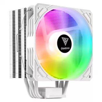 GAMDIAS Boreas E1-410 WH Disipador de CPU por aire blanco RGB