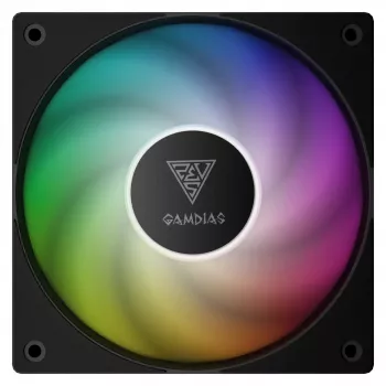 GAMDIAS NOTUS M1-1201 ARGB ventilador de caja PWM 120mm