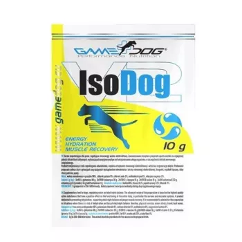 GAME DOG IsoDog complemento alimenticio isotónico para perros – sobre de polvo de 10 g
