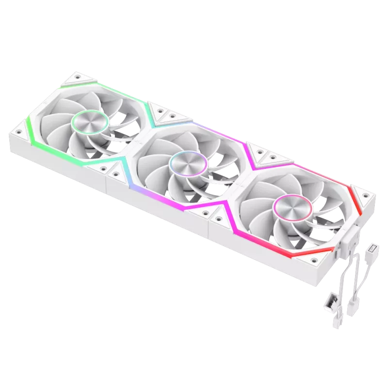 Gamemax FN12A-N2 WL-RW ventilador de caja Blanco
