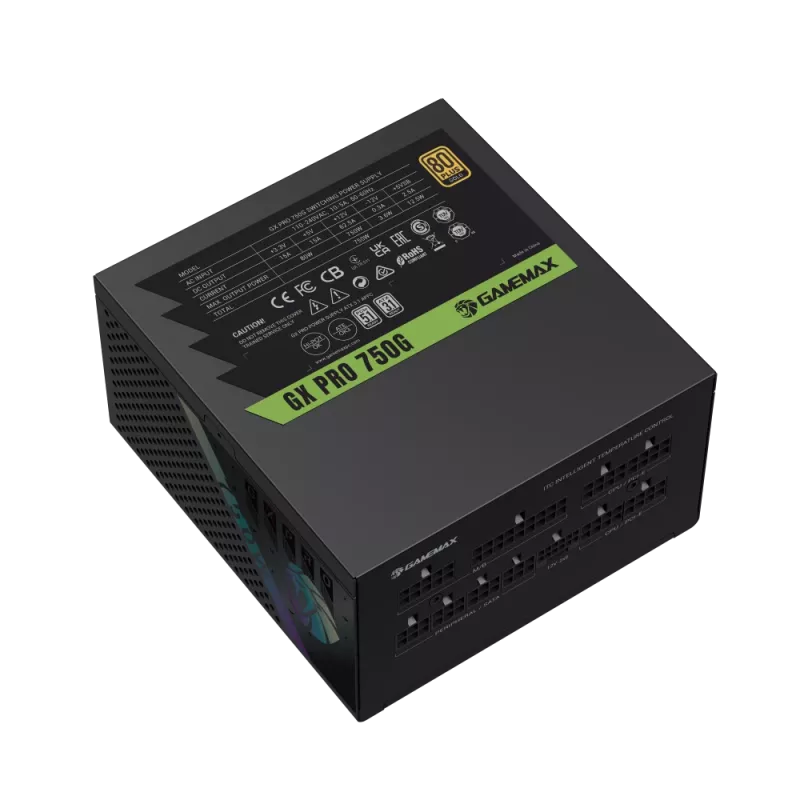 GAMEMAX GX PRO 750G 750W fuente de alimentación modular 80 PLUS Gold