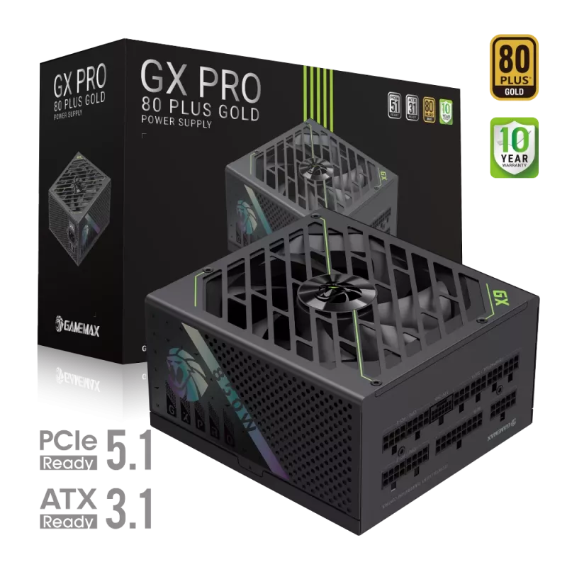 GAMEMAX GX PRO 850G 850W fuente de alimentación modular Gold