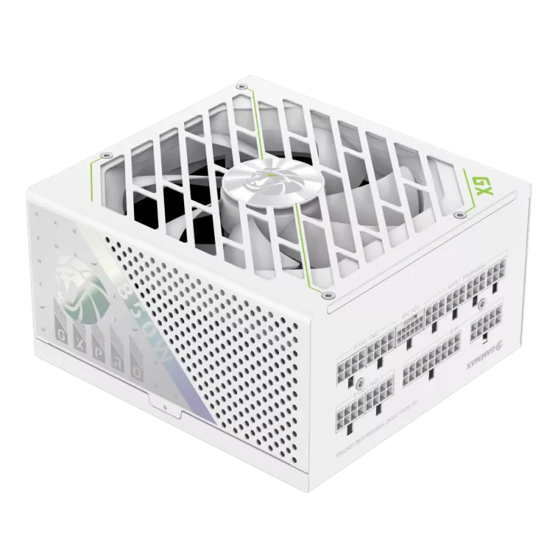 GAMEMAX GX PRO 850G WH 850W fuente de alimentación modular 80+ Gold Blanca