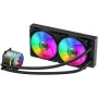 GAMEMAX ICEBURG 240 INFINITY refrigeración líquida para CPU, Negra