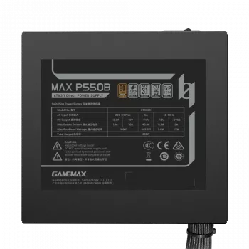 GAMEMAX MAX P550B 550W fuente de alimentación Bronze no modular