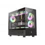 GAMEMAX NEX C31 BK caja de ordenador semitorre, MATX/BTF, Negra