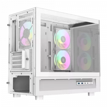 GAMEMAX NEX C31 WH caja de ordenador M-ATX/BTF Blanca