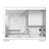 Gamemax NEX C33 WH caja de ordenador M-ATX/BTF Blanca