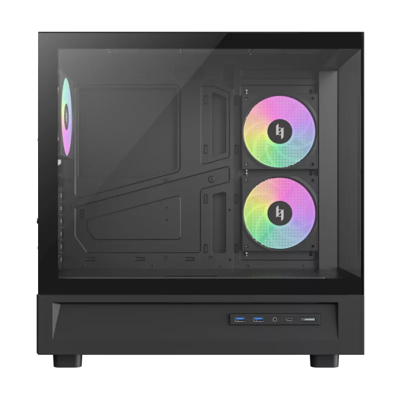 Gamemax NEX C51 BK caja de ordenador ATX/BTF