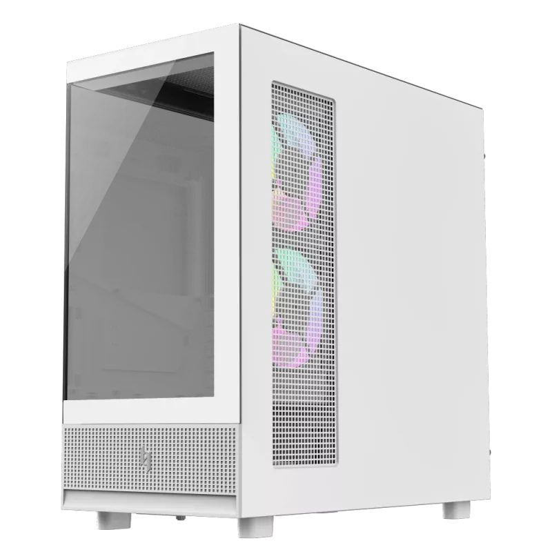 Gamemax NEX C51 WH caja de ordenador semitorre ATX/BTF Blanca