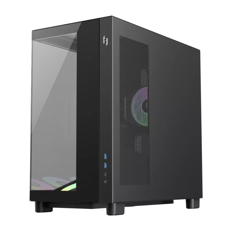 Gamemax NEX C53 BK caja ATX/BTF