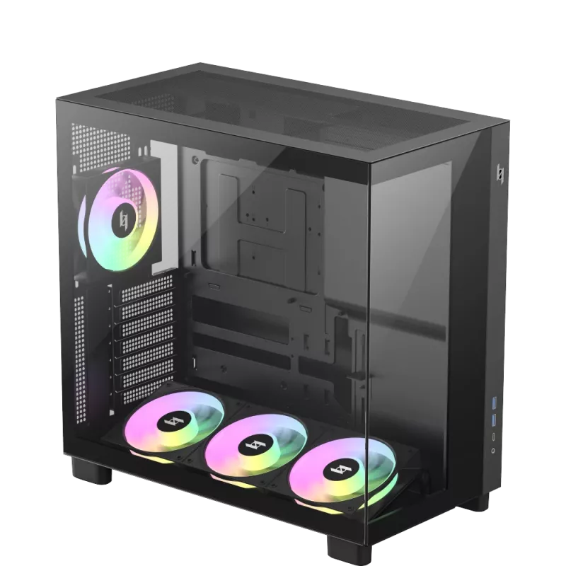 Gamemax NEX C53 BK caja ATX/BTF