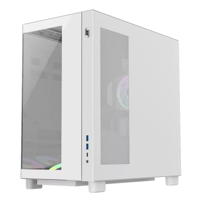 Gamemax NEX C53 WH caja semitorre ATX/BTF Blanca