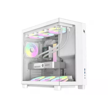 Gamemax NEX C53 WH caja semitorre ATX/BTF Blanca
