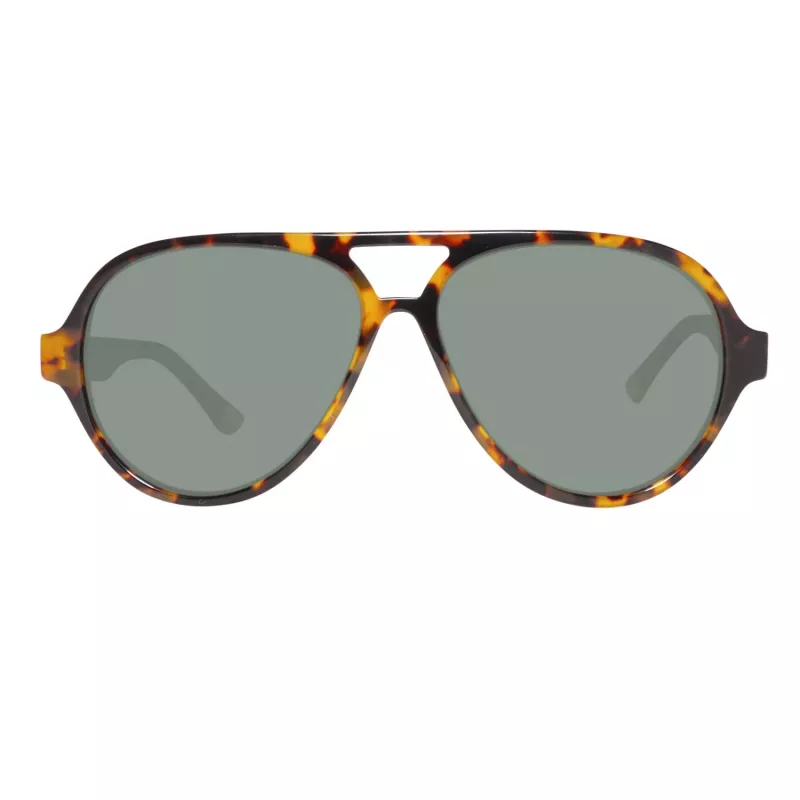 Gafas de sol rectangulares de hombre GANT GRS2003TOBLK2 - Montura negra, lentes grises, 58 mm