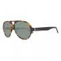 Gafas de sol rectangulares de hombre GANT GRS2003TOBLK2 - Montura negra, lentes grises, 58 mm