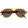 Gafas de sol de hombre GANT GRS2003ORTO-3 montura de acetato carey lentes de policarbonato grises 58 mm
