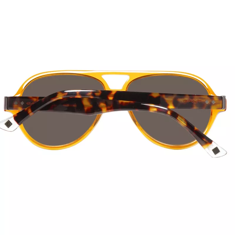 Gafas de sol de hombre GANT GRS2003ORTO-3 montura de acetato carey lentes de policarbonato grises 58 mm