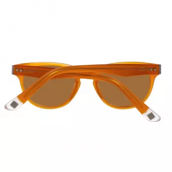 Gafas de sol unisex GANT GRS2005MOR-1 montura de plástico marrón lentes de policarbonato grises 49 mm