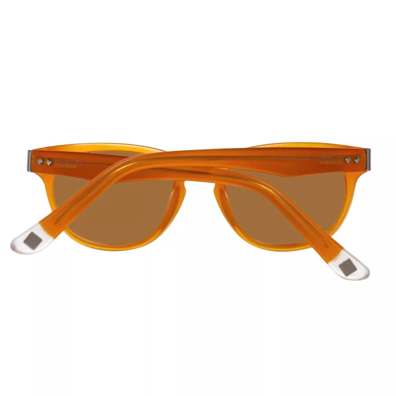 Gafas de sol unisex GANT GRS2005MOR-1 montura de plástico marrón lentes de policarbonato grises 49 mm
