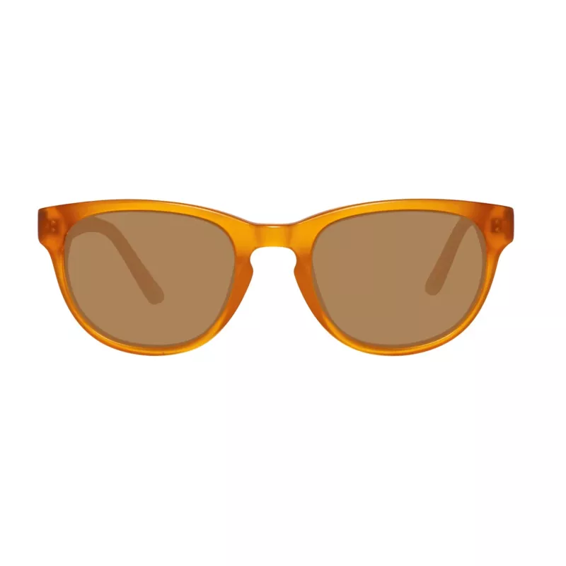 Gafas de sol unisex GANT GRS2005MOR-1 montura de plástico marrón lentes de policarbonato grises 49 mm