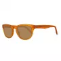 Gafas de sol unisex GANT GRS2005MOR-1 montura de plástico marrón lentes de policarbonato grises 49 mm