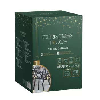 Guirnalda de luces LED Garland EL Cluster blanca 2040 18m IP44
