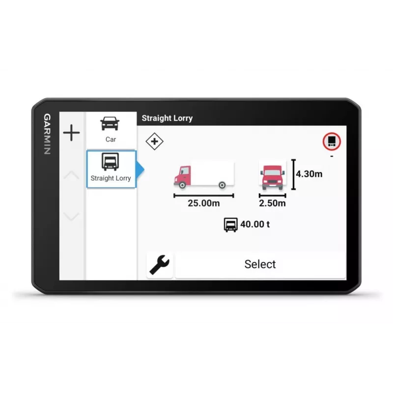 Garmin Dezl LGV720 Navegador GPS con pantalla de 6,95 pulgadas, mapas de Norteamérica, rutas para camiones