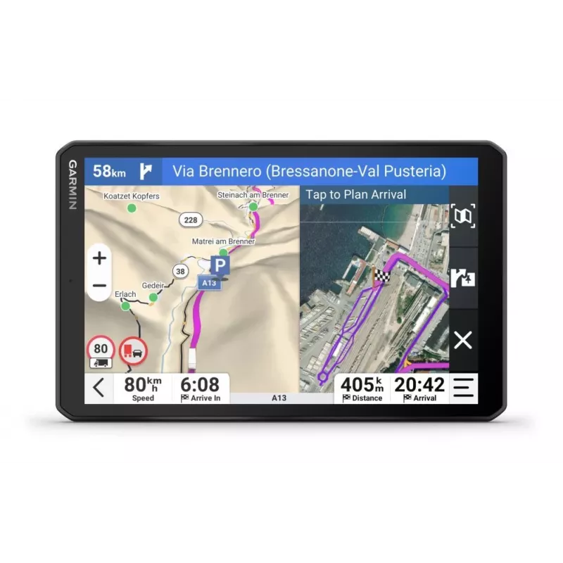 Navegador GPS para camiones Garmin Dezl LGV820 8