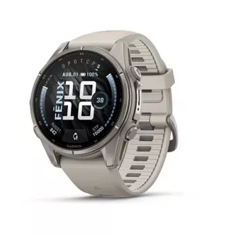 Garmin fenix 9 43 mm Titanium con correa Fog Grey