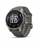 Garmin Fenix 9 – 43mm, titanio con correa de silicona Pebble Grey