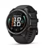 Garmin fenix 9 – 47mm, titanio Carbon Grey DLC con correa de silicona negra
