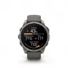 Garmin Fenix 9 – 47mm titanio con correa de silicona Pebble Grey