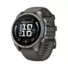Garmin Fenix 9 – 47mm titanio con correa de silicona Pebble Grey
