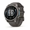 Garmin Fenix 9 – 47mm titanio con correa de silicona Pebble Grey